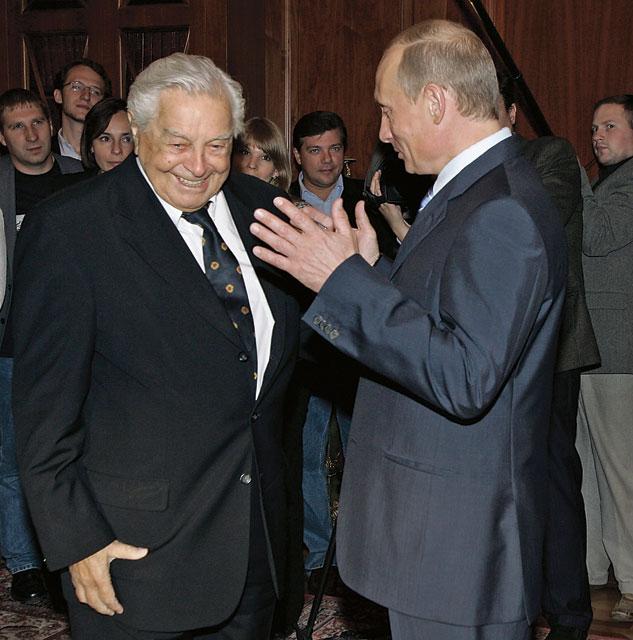 С Владимиром Путиным у Любимова установились отношения вполне доверительные